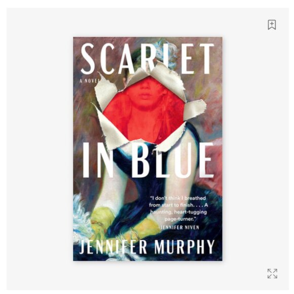 Scarlet in Blue by Jennifer Murphy | Hardcover Book - Picture 1 of 3